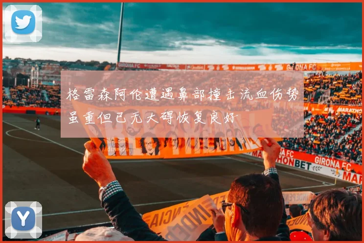 格雷森阿伦遭遇鼻部撞击流血伤势虽重但已无大碍恢复良好
